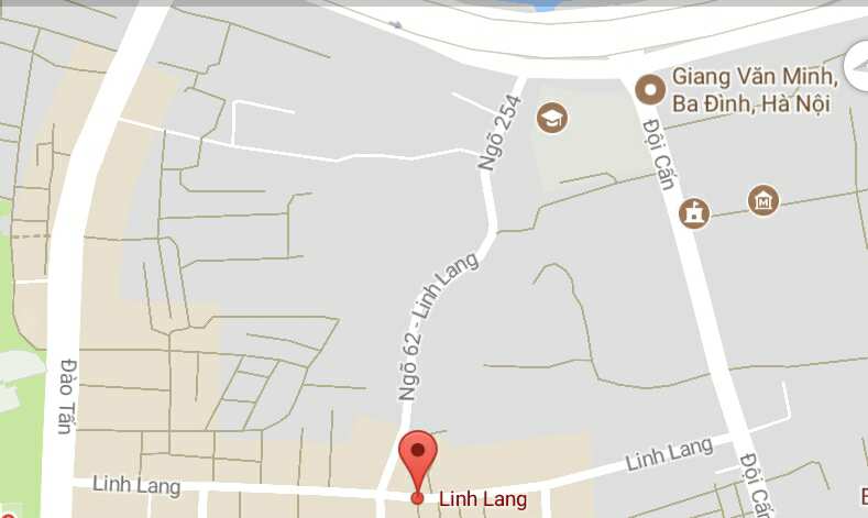 Phố Linh Lang, quận Ba Đình, Hà Nội